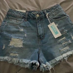 Brand new jean shorts from Charlotte Russe